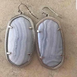 HTF Blue lace agate Danielle